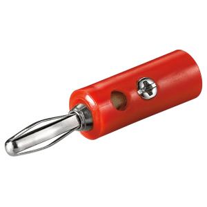 GOOBAY βύσμα μπανάνα plug 11375, αρσενικό 4.5mm, κόκκινο, 10τμχ | Καλώδια - Αντάπτορες | elabstore.gr