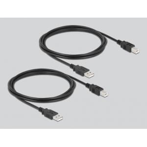 DELOCK USB 2.0 switch 11493, 4x USB Type B σε USB, με μαγνήτη, μαύρο | Καλώδια - Αντάπτορες | elabstore.gr