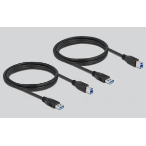DELOCK USB 3.0 switch 11495, 2x USB Type B σε USB, με μαγνήτη, μαύρο | Καλώδια - Αντάπτορες | elabstore.gr