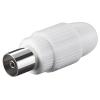 GOOBAY βύσμα coaxial 11501, θηλυκό, λευκό, 10τμχ | eLabstore.gr GOOBAY βύσμα coaxial 11501, θηλυκό, λευκό, 10τμχ | Καλώδια - Αντάπτορες | elabstore.gr