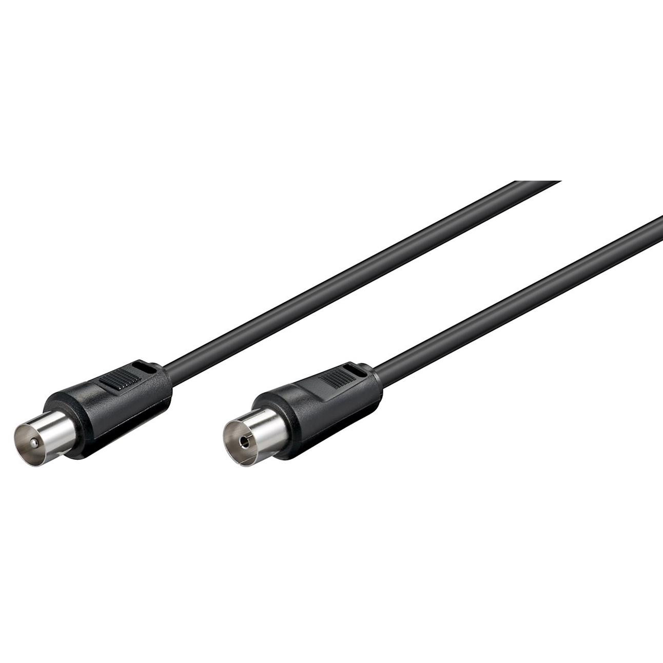 GOOBAY καλώδιο κεραίας αρσενικό σε θηλυκό 11509, <70dB, CCS, 0.5m, μαύρο | eLabstore.gr GOOBAY καλώδιο κεραίας αρσενικό σε θηλυκό 11509,