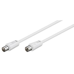 GOOBAY καλώδιο κεραίας αρσενικό σε θηλυκό 11513, <70dB, CCS, 7.5m, λευκό | Καλώδια - Αντάπτορες | elabstore.gr