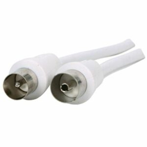 GOOBAY καλώδιο κεραίας αρσενικό σε θηλυκό 11514, <70 dB, CCS, 10m, λευκό | Καλώδια - Αντάπτορες | elabstore.gr