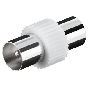 GOOBAY αντάπτορας καλωδίου coaxial 11535, αρσενικό, λευκό, 10τμχ | Καλώδια - Αντάπτορες | elabstore.gr