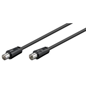 GOOBAY καλώδιο κεραίας αρσενικό σε θηλυκό 11722, <70dB, CCS, 2.5m, μαύρο | eLabstore.gr
