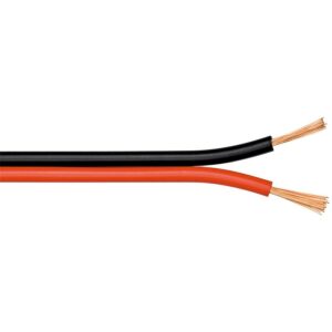 GOOBAY καλώδιο ήχου 2x 0.5 mm² 15089, CU, 10m, μαύρο & κόκκινο | Καλώδια - Αντάπτορες | elabstore.gr
