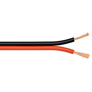 GOOBAY καλώδιο ήχου 2x 0.5 mm² 15090, CU, 25m, μαύρο & κόκκινο | Καλώδια - Αντάπτορες | elabstore.gr