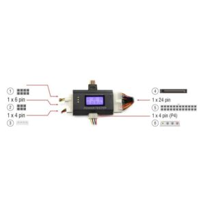DELOCK tester τροφοδοτικού PC 18159, 3.3V/5V/12V, ATX/BTX/ITX | Εργαλεία | elabstore.gr