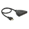 DELOCK HDMI UHD Switch 3x HDMI είσοδοι σε 1x HDMI 4K έξοδο 18600, 50cm | Καλώδια - Αντάπτορες | elabstore.gr