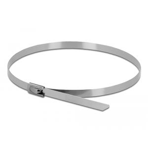 DELOCK μεταλλικός σφιγκτήρας καλωδίων 18631, 200x4.6mm, 20τμχ | Καλώδια - Αντάπτορες | elabstore.gr
