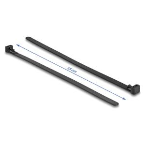 DELOCK reusable δεματικά καλωδίων 18757, 200x7.5mm, μαύρα, 100τμχ | eLabstore.gr DELOCK reusable δεματικά καλωδίων 18757, 200x7.5mm, μαύρα, 100τμχ | Καλώδια - Αντάπτορες | elabstore.gr