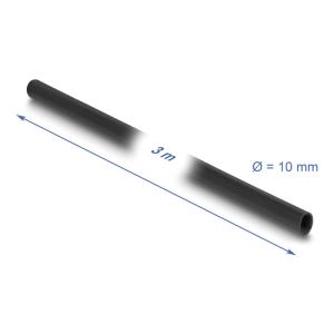 DELOCK PVC περίβλημα μόνωσης 19009 για καλώδια/σωλήνες, 10mm x 3m, μαύρο | Καλώδια - Αντάπτορες | elabstore.gr