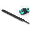 DELOCK δεματικά καλωδίων 19011, τύπου velcro, 12x150mm, μαύρα, 10τμχ | Καλώδια - Αντάπτορες | elabstore.gr