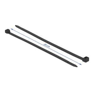 DELOCK Δεματικά καλωδίων 19228, 380x7.6mm, μαύρα, 50τμχ | Καλώδια - Αντάπτορες | elabstore.gr