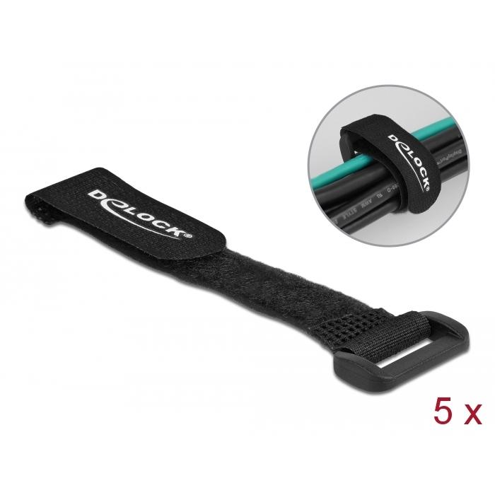 DELOCK ιμάντες τύπου velcro 19525, 150 x 20mm, μαύρος, 5τμχ | eLabstore.gr DELOCK ιμάντες τύπου velcro 19525, 150 x 20mm, μαύρος, 5τμχ | Καλώδια - Αντάπτορες | elabstore.gr