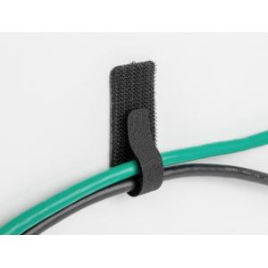 DELOCK δεματικά καλωδίων τύπου Velcro 19587, 9 x 2.4cm, λευκό, 10τμχ | Καλώδια - Αντάπτορες | elabstore.gr