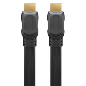 GOOBAY καλώδιο HDMI με Ethernet 31926, flat, 4K 3D, 30AWG, 1.5m | Καλώδια - Αντάπτορες | elabstore.gr