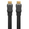 GOOBAY καλώδιο HDMI με Ethernet 31928, flat, 4K 3D, 30AWG, 3m | Καλώδια - Αντάπτορες | elabstore.gr