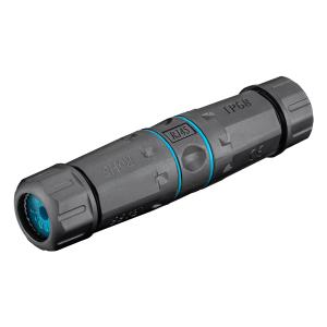 GOOBAY αδιάβροχος σύνδεσμος RJ45 Cat 6A 44416, IP68, μαύρο | Καλώδια - Αντάπτορες | elabstore.gr