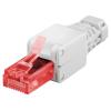 GOOBAY βύσμα RJ45 CAT 6 UTP 44738, tool-free, λευκό | Καλώδια - Αντάπτορες | elabstore.gr