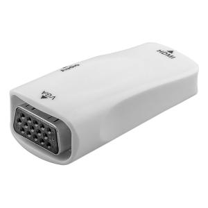 GOOBAY αντάπτορας HDMI σε VGA & 3.5mm 44794, 1080p, λευκός | Καλώδια - Αντάπτορες | elabstore.gr
