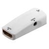 GOOBAY αντάπτορας HDMI σε VGA & 3.5mm 44794, 1080p, λευκός | Καλώδια - Αντάπτορες | elabstore.gr