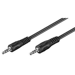 GOOBAY καλώδιο ήχου 3.5mm 50019, 3 pin stereo, 1.5m, μαύρο | Καλώδια - Αντάπτορες | elabstore.gr