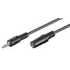 GOOBAY προέκταση καλωδίου ήχου 3.5mm 50090, 3 pin stereo, 5m, μαύρο | Καλώδια - Αντάπτορες | elabstore.gr