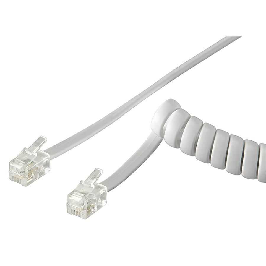 GOOBAY καλώδιο τηλεφώνου 50246, spiral, RJ10 4P4C, CCA, 2m, λευκό | eLabstore.gr GOOBAY καλώδιο τηλεφώνου 50246, spiral, RJ10 4P4C, CCA, 2m, λευκό | Καλώδια - Αντάπτορες | elabstore.gr