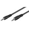 GOOBAY καλώδιο ήχου 3.5mm 50449, 3 pin stereo, 2.5m, μαύρο | Καλώδια - Αντάπτορες | elabstore.gr