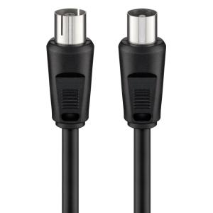 GOOBAY καλώδιο κεραίας αρσενικό σε θηλυκό 50913, <70dB, CCS, 20m, μαύρο | Καλώδια - Αντάπτορες | elabstore.gr