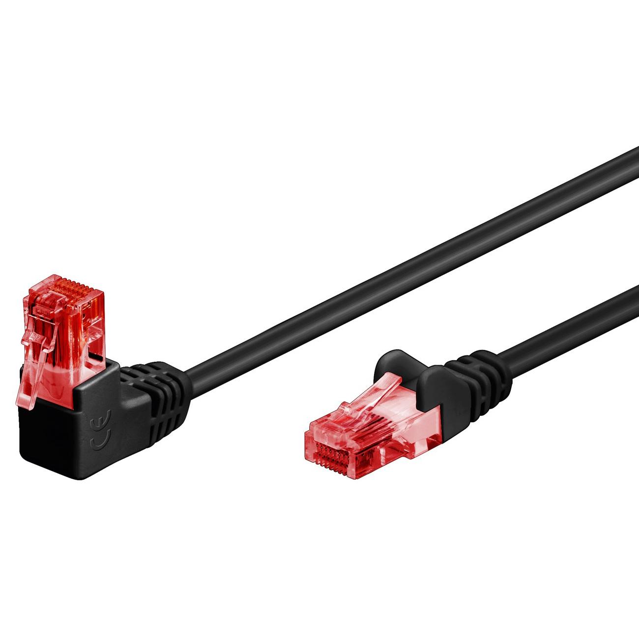 GOOBAY καλώδιο U/UTP CAT6 51513, γωνιακό, CCA AWG 25/7, 0.25m, μαύρο | eLabstore.gr GOOBAY καλώδιο U/UTP CAT6 51513, γωνιακό, CCA AWG 25/7, 0.25m, μαύρο | Καλώδια - Αντάπτορες | elabstore.gr