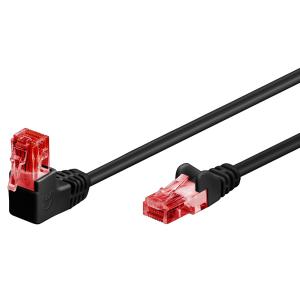 GOOBAY καλώδιο U/UTP CAT6 51517, γωνιακό, CCA AWG 25/7, 3m, μαύρο | Καλώδια - Αντάπτορες | elabstore.gr
