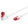 GOOBAY καλώδιο U/UTP CAT6 51521, γωνιακό, CCA AWG 25/7, 0.5m, λευκό | Καλώδια - Αντάπτορες | elabstore.gr