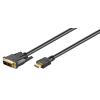 GOOBAY καλώδιο DVI-D σε HDMI 51580, 2m, μαύρο | Καλώδια - Αντάπτορες | elabstore.gr