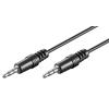GOOBAY καλώδιο ήχου 3.5mm 51658, 3 pin stereo, copper, 1.5m, μαύρο | Καλώδια - Αντάπτορες | elabstore.gr