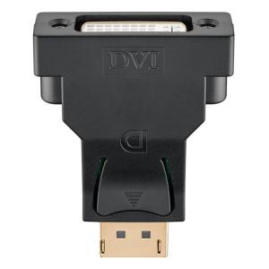 GOOBAY αντάπτορας DisplayPort σε DVI-D 1.1 51720, gold-plated, μαύρος | Καλώδια - Αντάπτορες | elabstore.gr