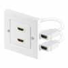 GOOBAY πρίζα τοίχου 2 x HDMI 19 pin | eLabstore.gr GOOBAY πρίζα τοίχου 2 x HDMI 19 pin | Καλώδια - Αντάπτορες | elabstore.gr