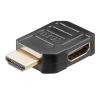 GOOBAY αντάπτορας HDMI θηλυκό σε αρσενικό 51724, 90°, 4K, μαύρος | Καλώδια - Αντάπτορες | elabstore.gr