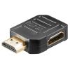 GOOBAY αντάπτορας HDMI θηλυκό σε αρσενικό 51725, 270°, 4K, μαύρος | Καλώδια - Αντάπτορες | elabstore.gr