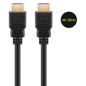 GOOBAY καλώδιο HDMI με Ethernet 51819, 4K 3D, 30AWG, CCS, 1.5m | Καλώδια - Αντάπτορες | elabstore.gr