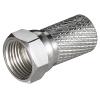 GOOBAY βύσμα τύπου F 51864, αρσενικό, μεταλλικό, 7mm, 10τμχ | Καλώδια - Αντάπτορες | elabstore.gr