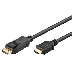 GOOBAY καλώδιο DisplayPort σε HDMI 51959, 5m, μαύρο | Καλώδια - Αντάπτορες | elabstore.gr