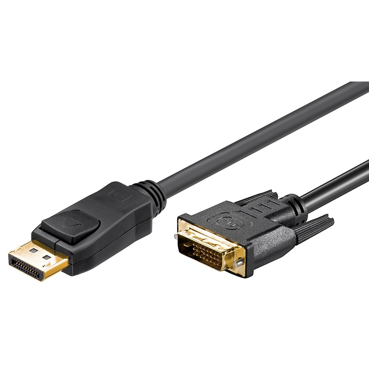 GOOBAY καλώδιο DisplayPort σε DVI-D Dual-Link 51961, 2m, μαύρο | eLabstore.gr GOOBAY καλώδιο DisplayPort σε DVI-D Dual-Link 51961, 2m, μαύρο | Καλώδια - Αντάπτορες | elabstore.gr