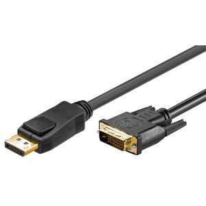 GOOBAY καλώδιο DisplayPort σε DVI-D Dual-Link 51963, 5m, μαύρο | Καλώδια - Αντάπτορες | elabstore.gr