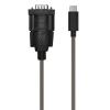 CABLETIME καλώδιο USB-C σε RS232 C160, 28AWG, 1m, διάφανες-μαύρο | Καλώδια - Αντάπτορες | elabstore.gr