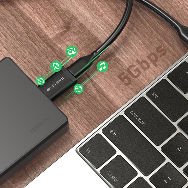 CABLETIME αντάπτορας USB 3.0 σε USB Type-C AMCF, 2.1A, 0.1m, μαύρος | eLabstore.gr CABLETIME αντάπτορας USB 3.0 σε USB Type-C AMCF, 2.1A, 0.1m, μαύρος | Καλώδια - Αντάπτορες | elabstore.gr
