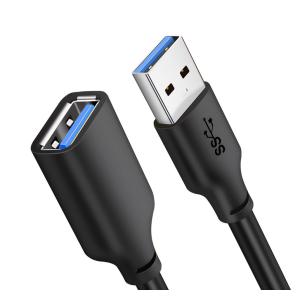 CABLETIME καλώδιο USB 3.0 αρσενικό σε θηλυκό C160, 5Gbps, 1m, μαύρο | Καλώδια - Αντάπτορες | elabstore.gr