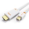 CABLETIME καλώδιο Mini DisplayPort σε HDMI AV588, 4K/60Hz, 1.8m, λευκό | Καλώδια - Αντάπτορες | elabstore.gr