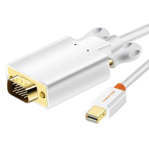CABLETIME καλώδιο Mini DisplayPort σε VGA AV588, 1080p, 1.8m, λευκό | Καλώδια - Αντάπτορες | elabstore.gr